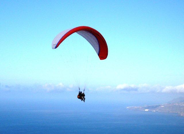 interior por parapente